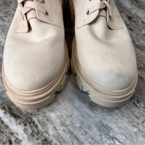 Urban Outfitters Nina Combat Chunky Laced Boots Size 40/9 - Picture 5 of 11